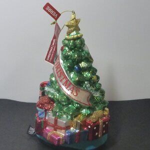 Ashland Blown Glass Ornament Colorful Large Christmas Tree